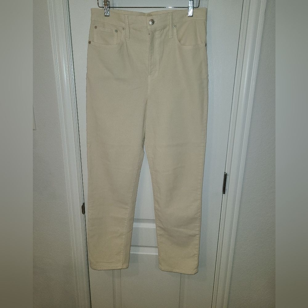 Madewell classic straight corduroy jeans sz 29T